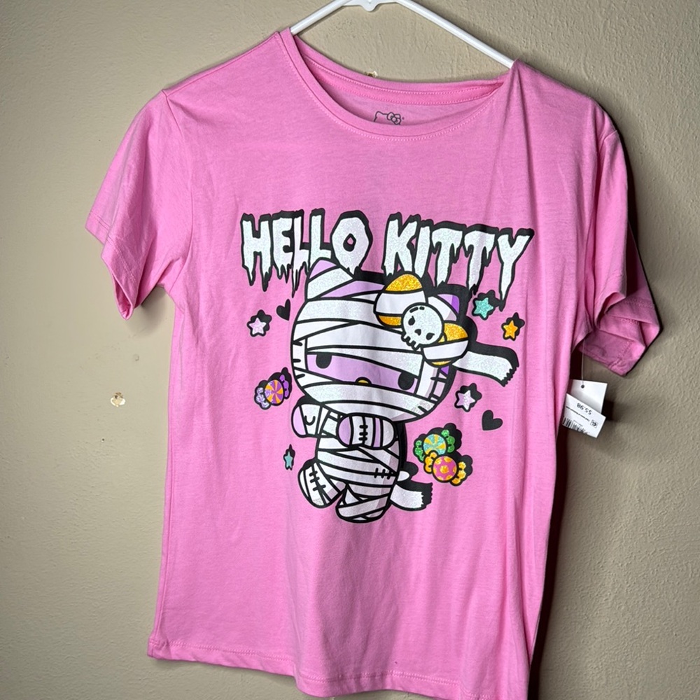 Hello kitty Halloween tshirt new with tags girls 10/12